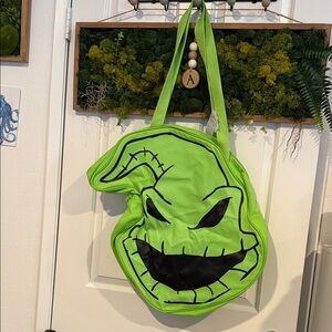 2025 Disney Parks WDW Oogie Boogie Nightmare Before Christmas Canvas Tote Bag DL